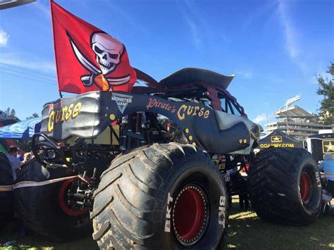 Pirate themed monster truck showcase with a curse twist